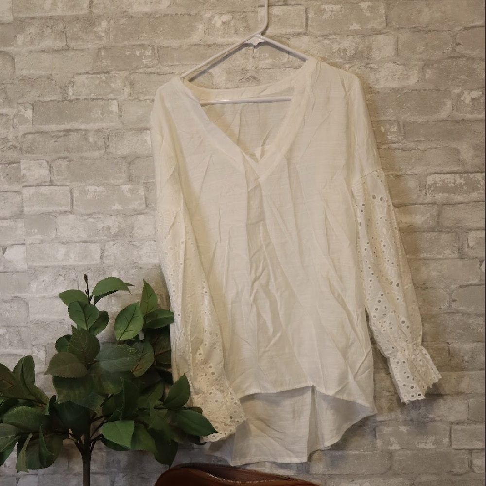Elegant White Women's Top